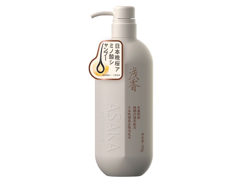 500g淺香日本晚櫻氨基酸洗發水